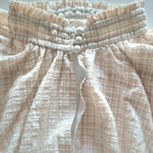 Significant Other Freya Tiered Maxi Dress, Almond Check, Size 8, NWT - Picture 14 of 15